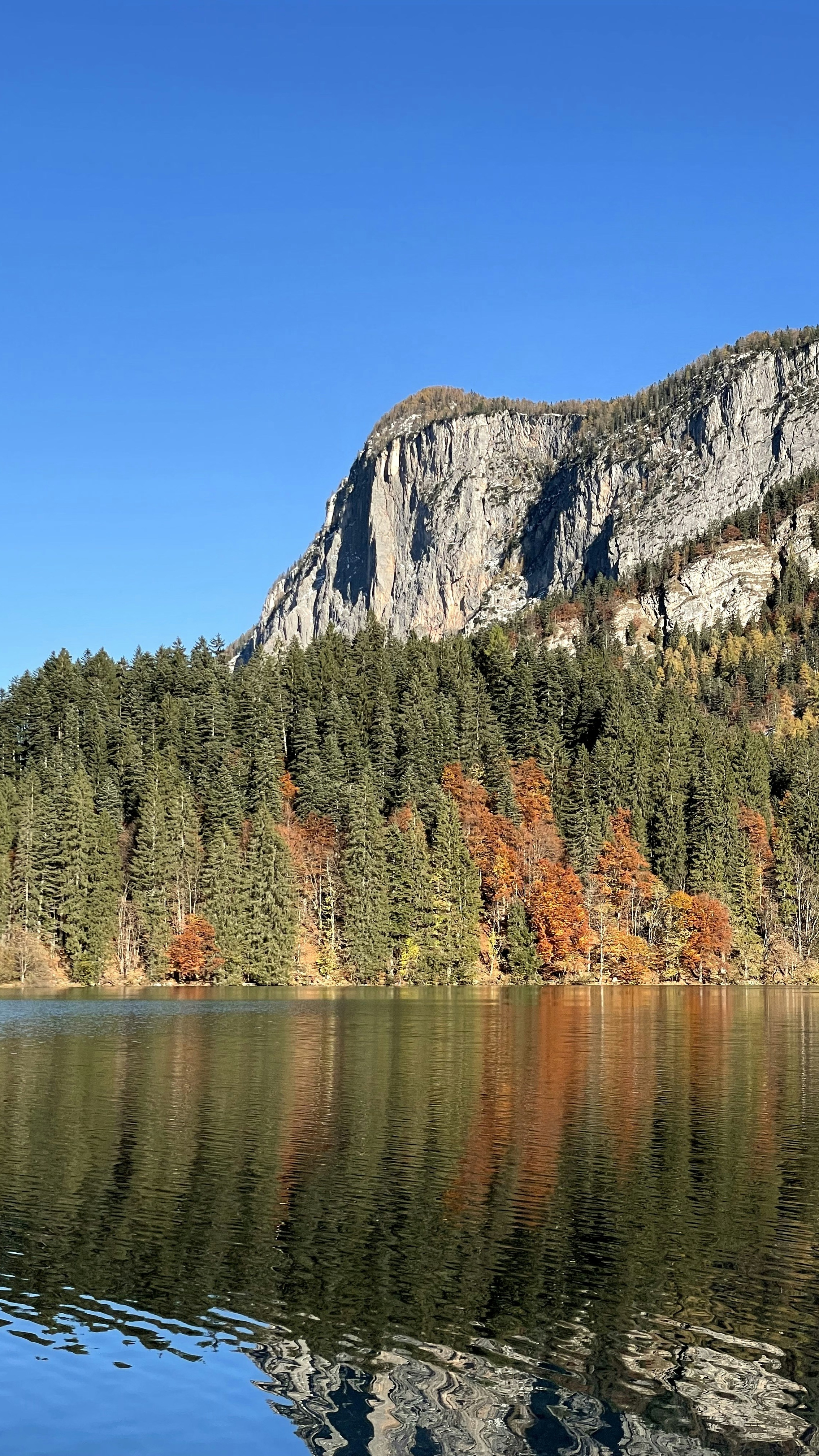 Autumn Mountain Lake Landscape