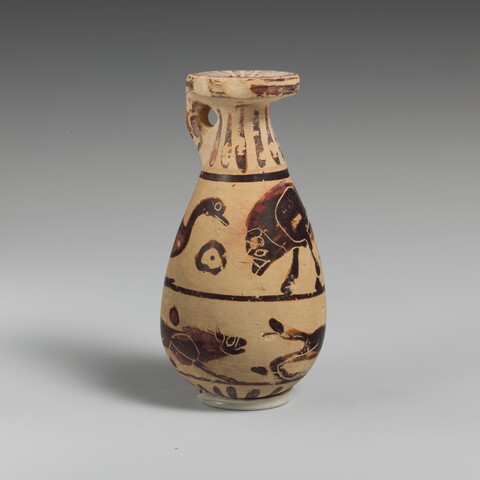 Ancient Painted Terracotta Jug