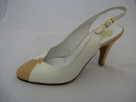 Vintage Two-Tone Slingback High Heel