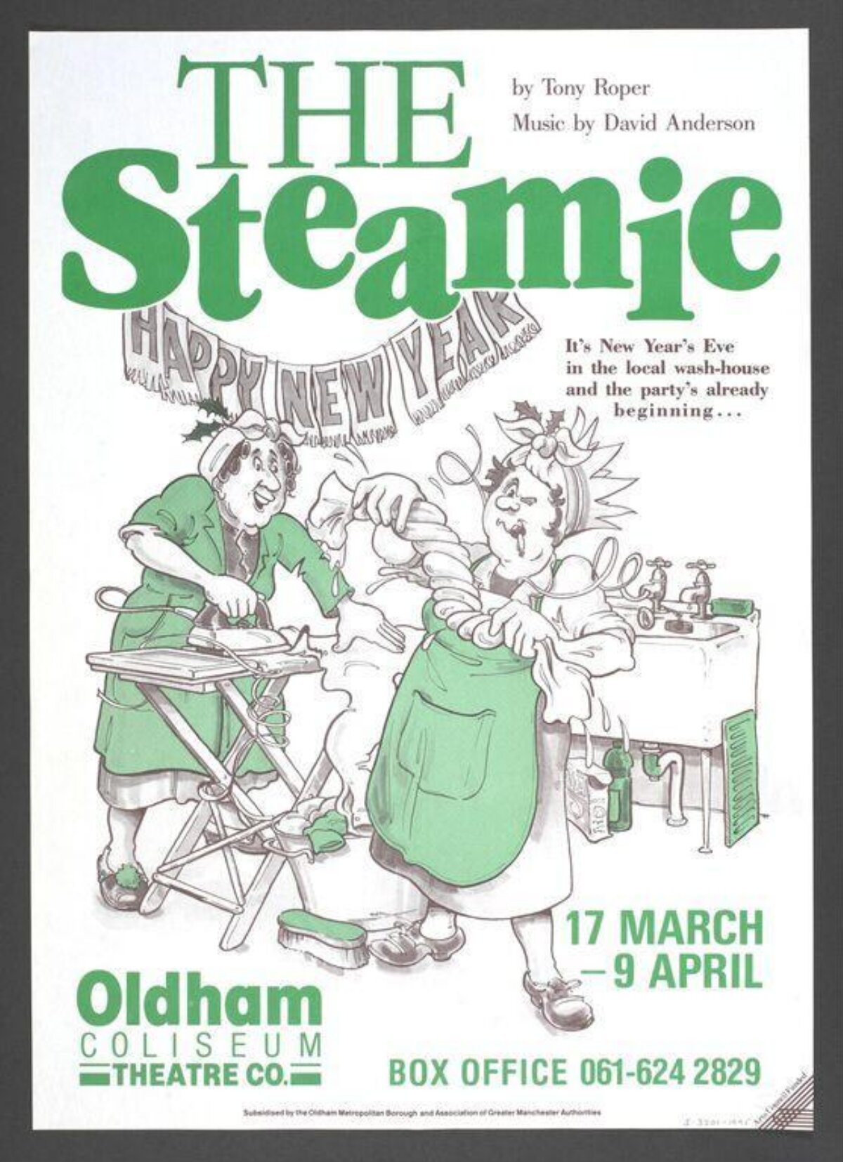 The Steamie Play Poster at Oldham Coliseum