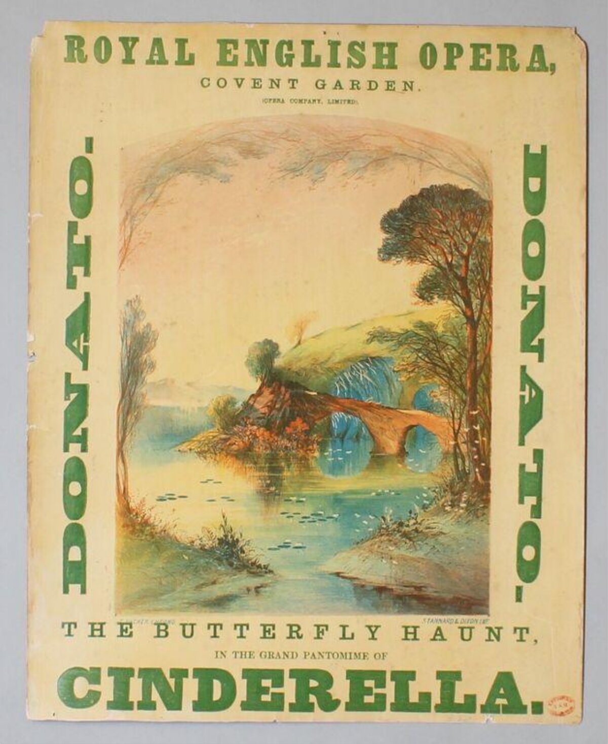 Vintage Cinderella Opera Poster
