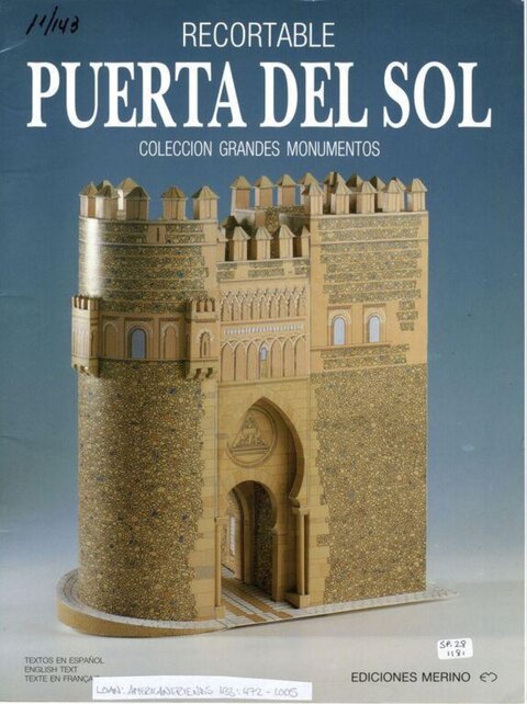 Puerta del Sol Paper Model Cover