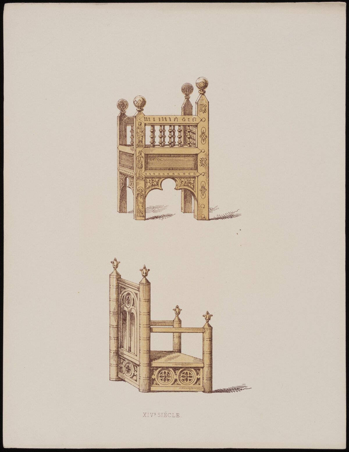 14th Century Medieval Chair Designs