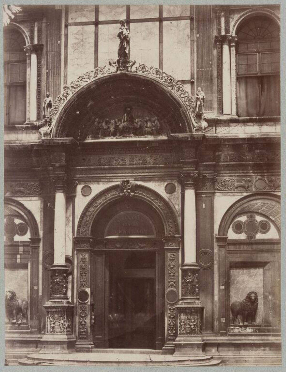 Ornate Historic Building Entrance
