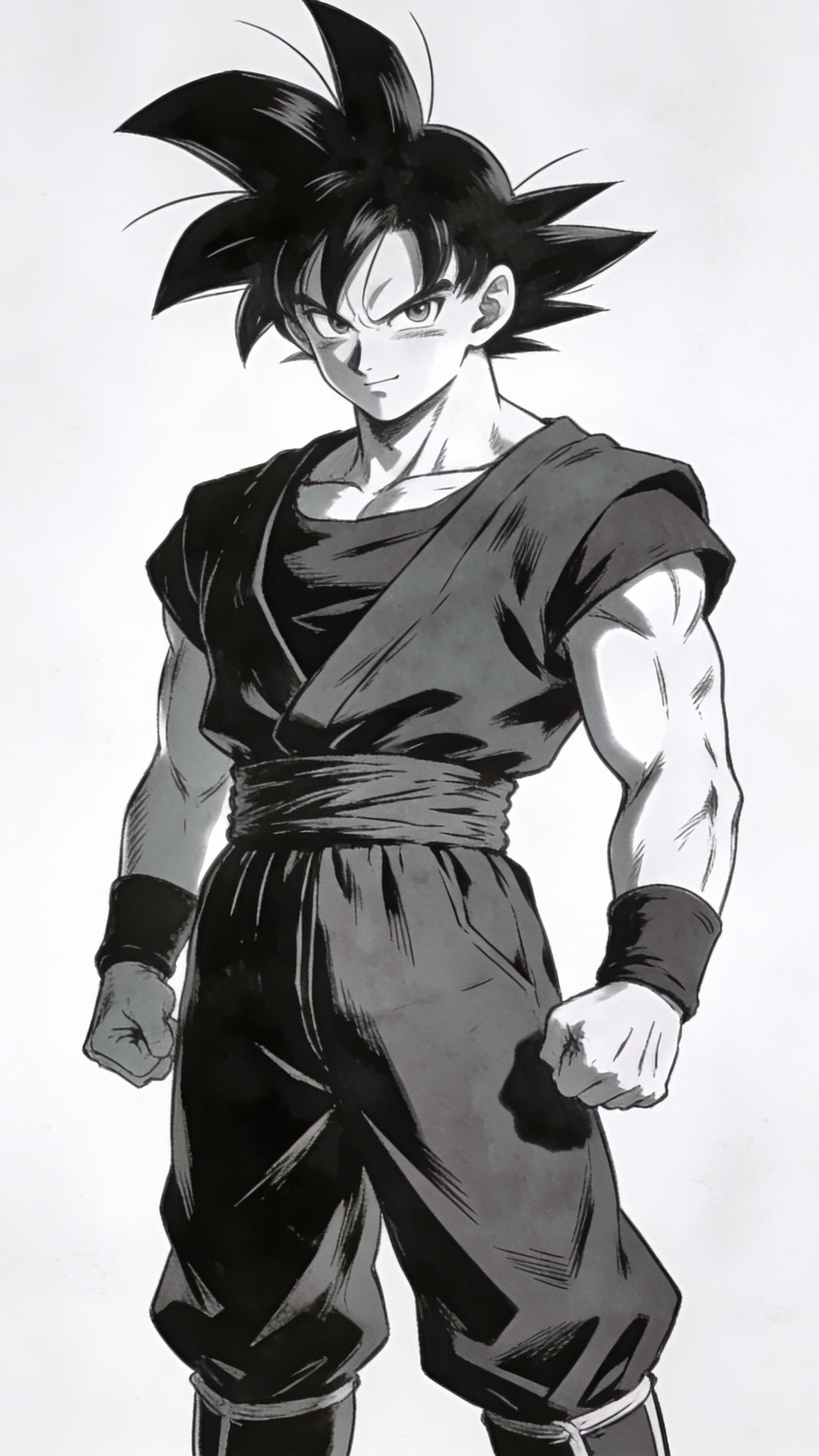 Manga Drawing of Son Goku