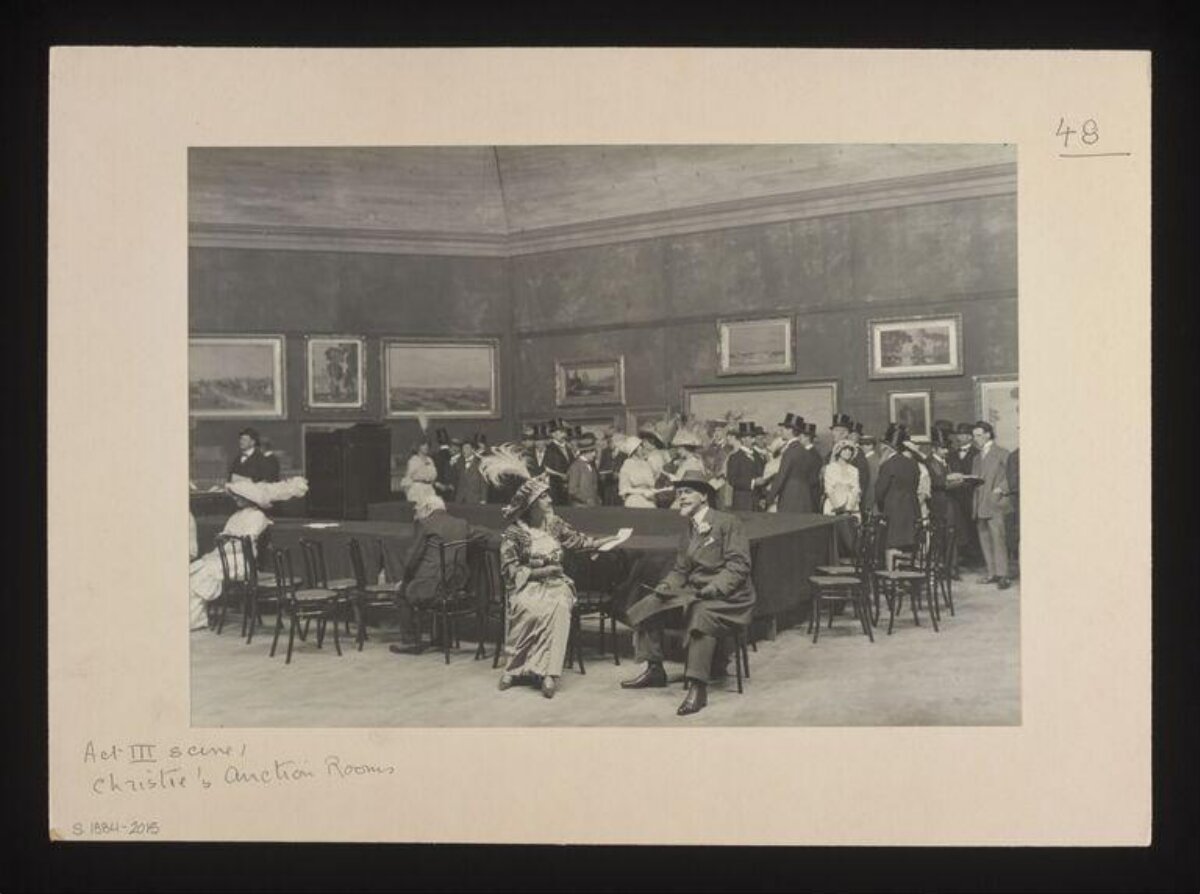 Stage Scene of Christie's Auction Room
