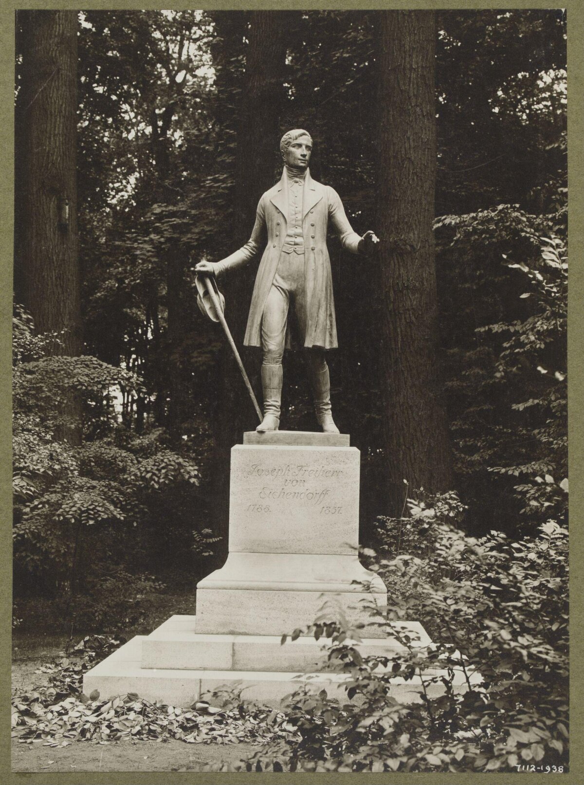 Eichendorff Statue in Forest
