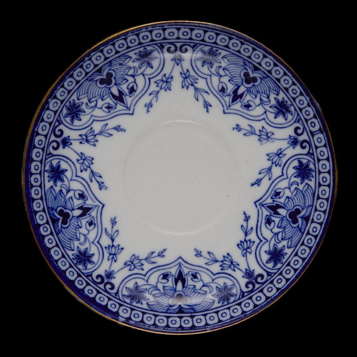 Blue and White Porcelain Saucer
