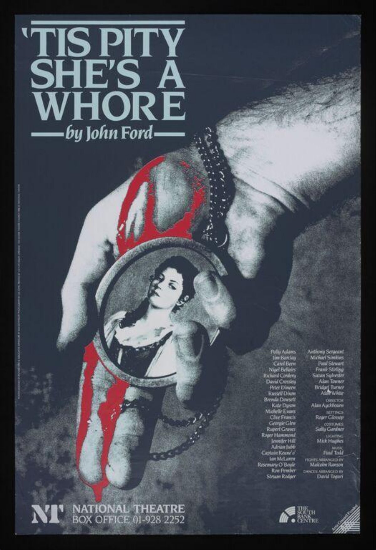 National Theatre Play Poster for 'Tis Pity She's a Whore