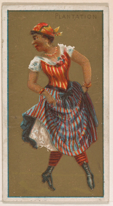 Vintage Plantation Dancer Illustration