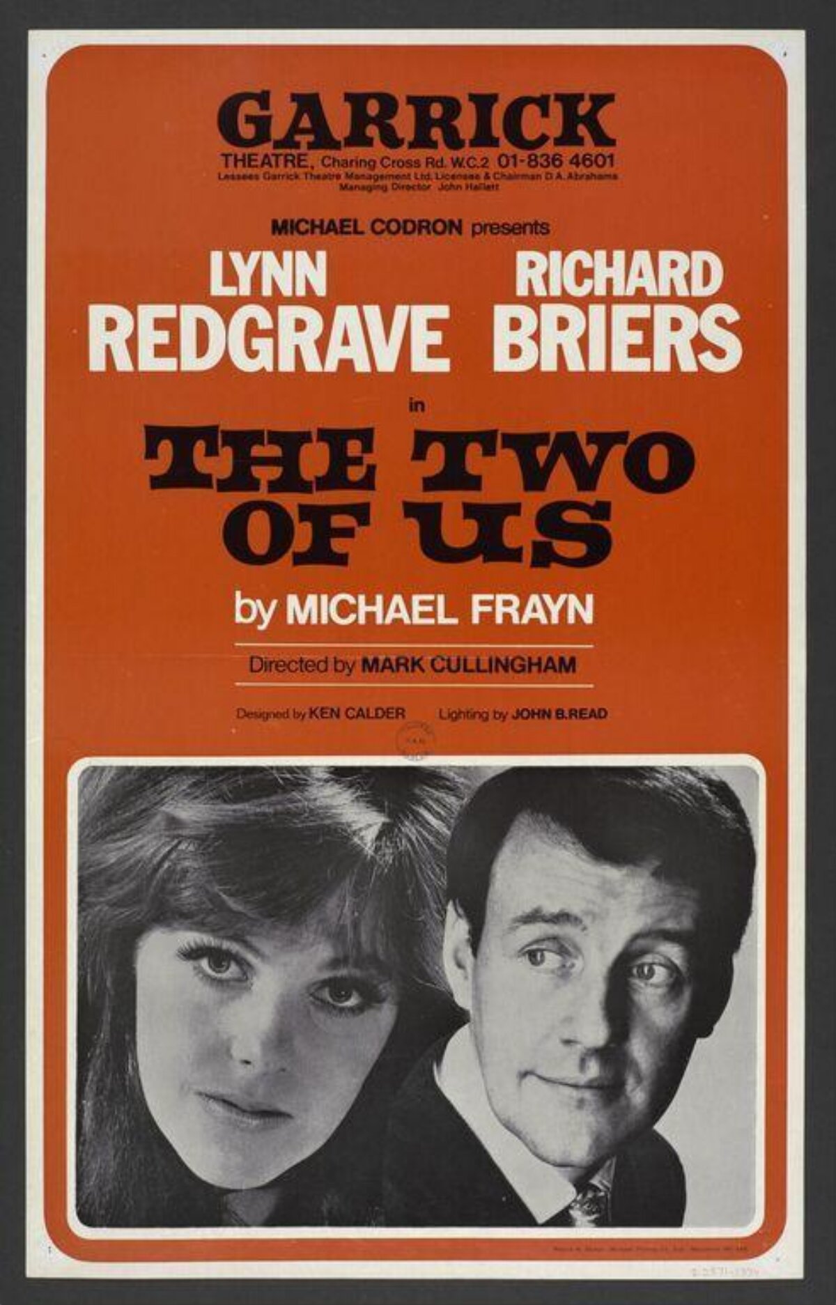 The Two of Us Play Theatre Poster