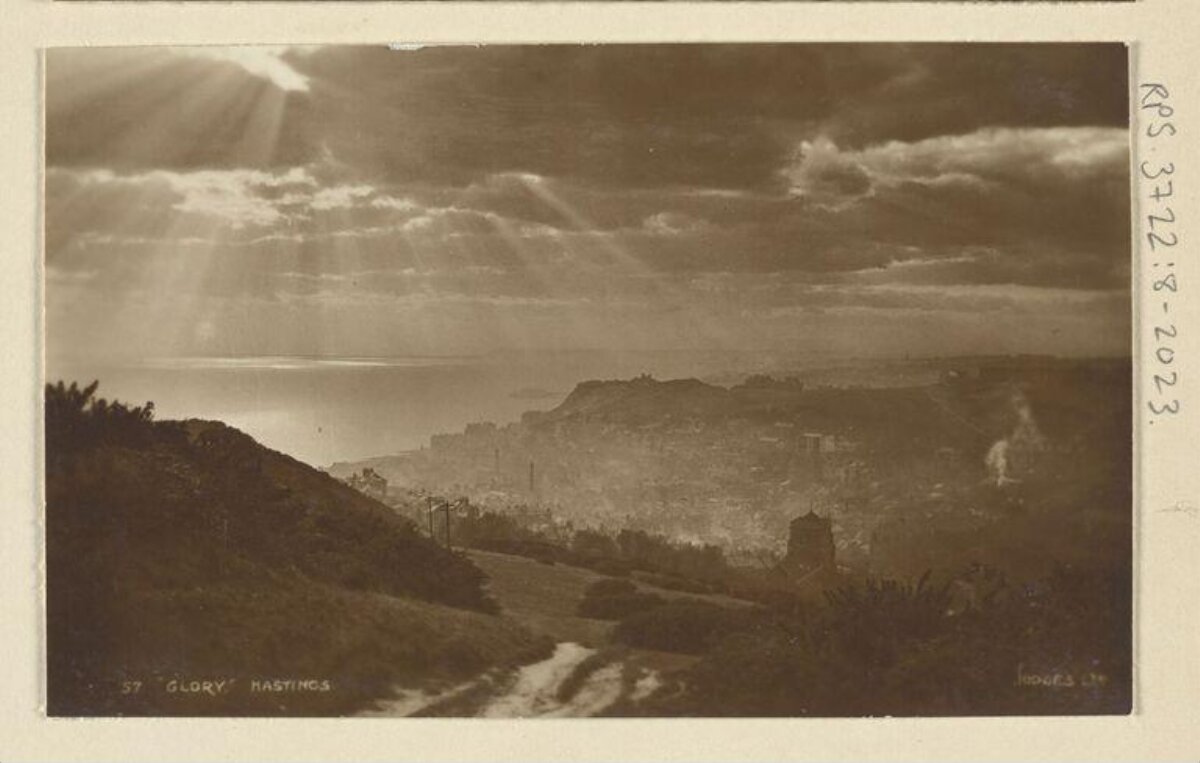 Sunlit Hastings Coastal Landscape