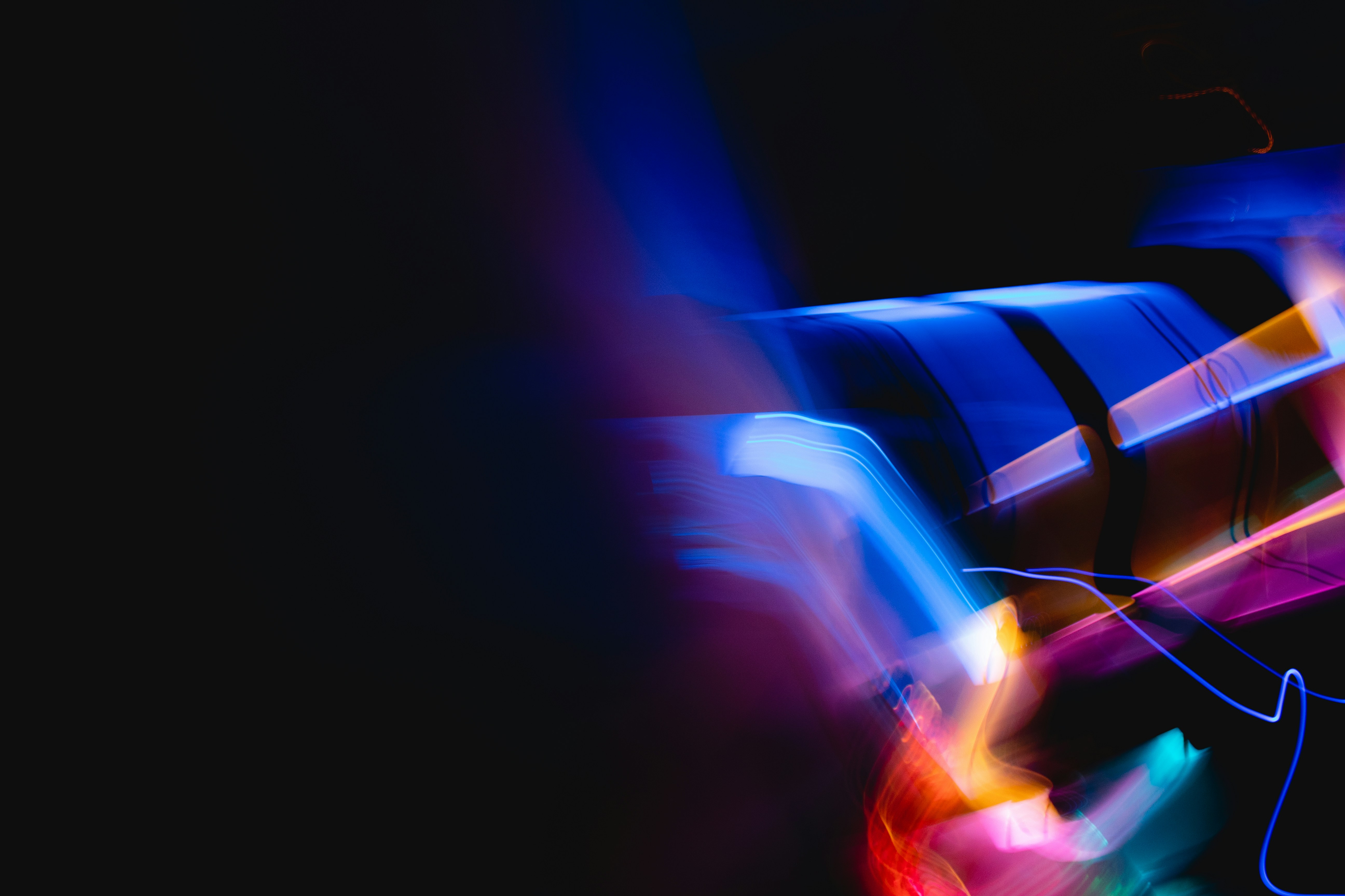 Colorful Abstract Light Trails