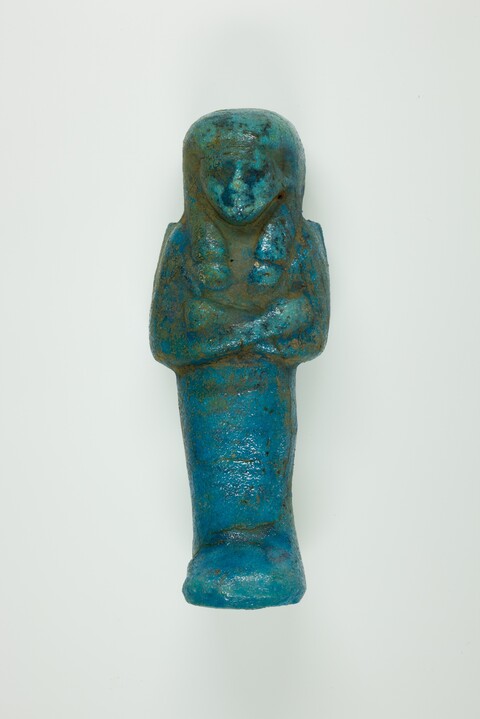 Ancient Egyptian Blue Shabti Figurine