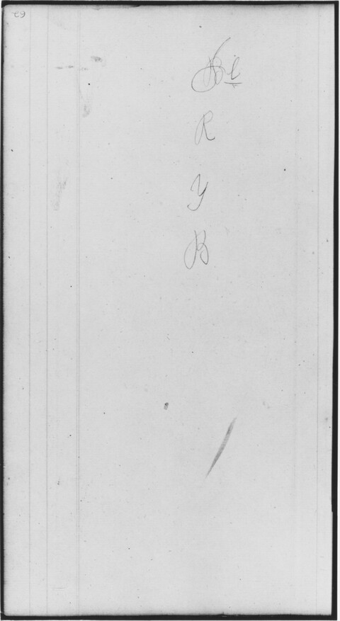 Antique Ledger Page With Handwriting