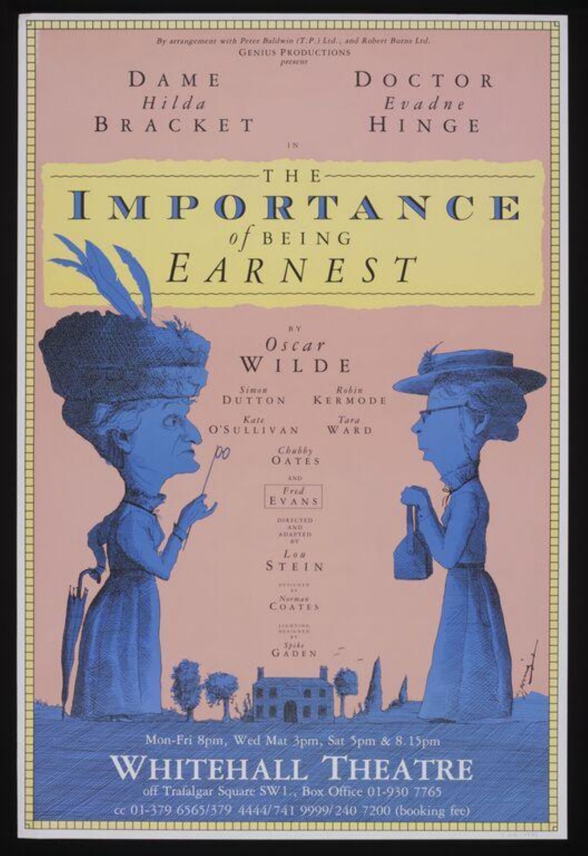 The Importance of Being Earnest Theatre Poster