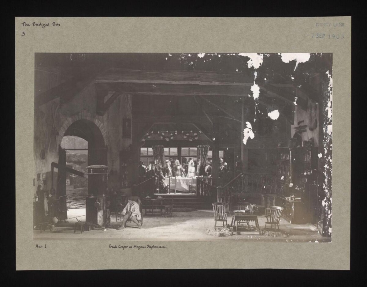 1905 The Prodigal Son Stage Scene