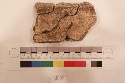 Broken Archaeological Pottery Specimen