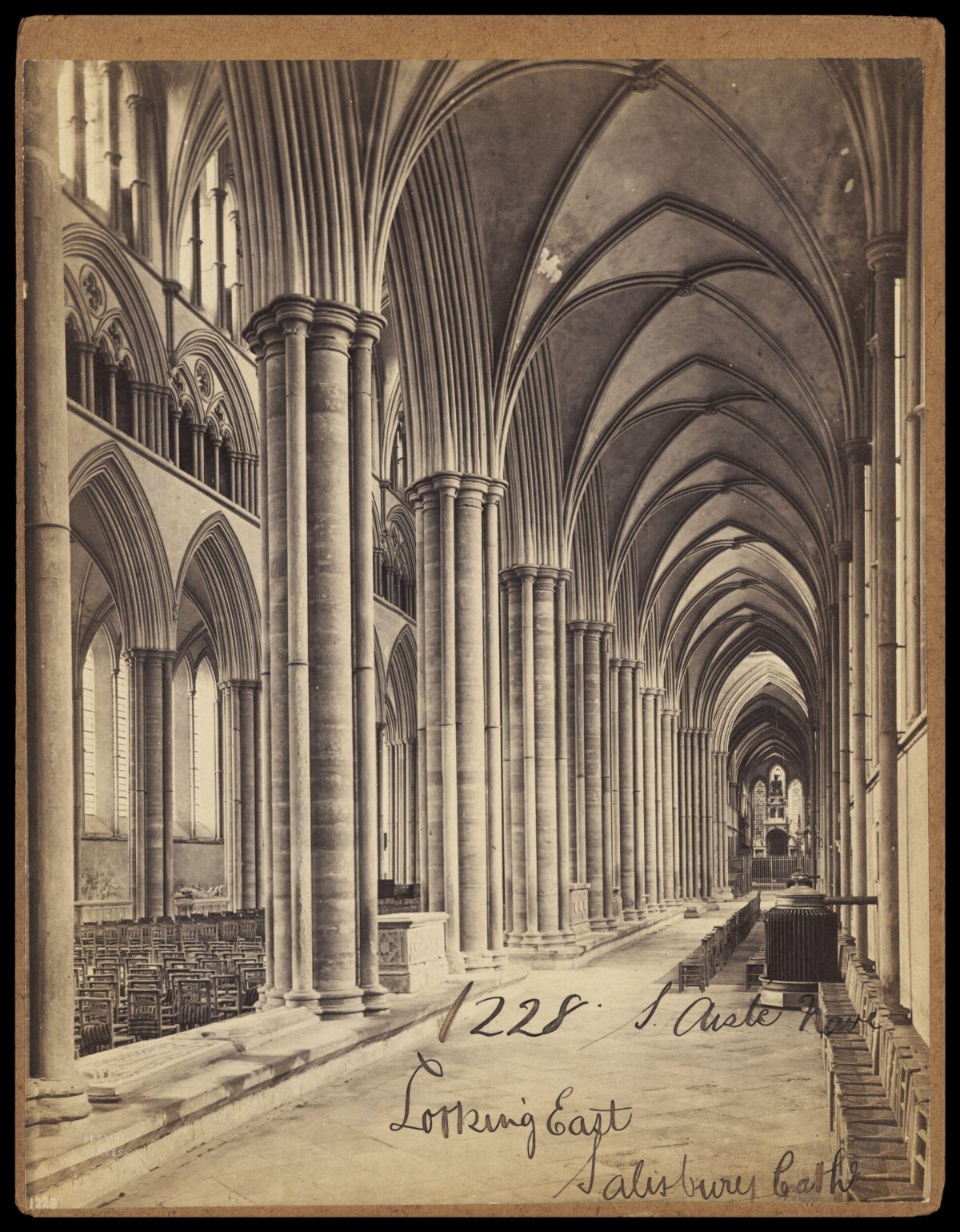 Salisbury Cathedral Aisle Looking East