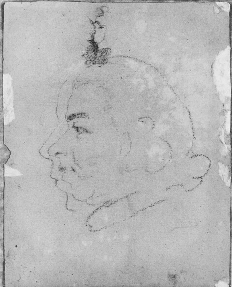 Pencil Sketch of a Man's Profile