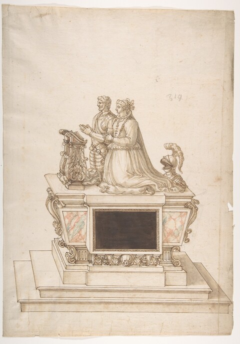 Design Drawing for Noble Couple's Tomb