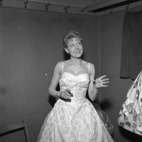Actress in Backstage Dressing Room