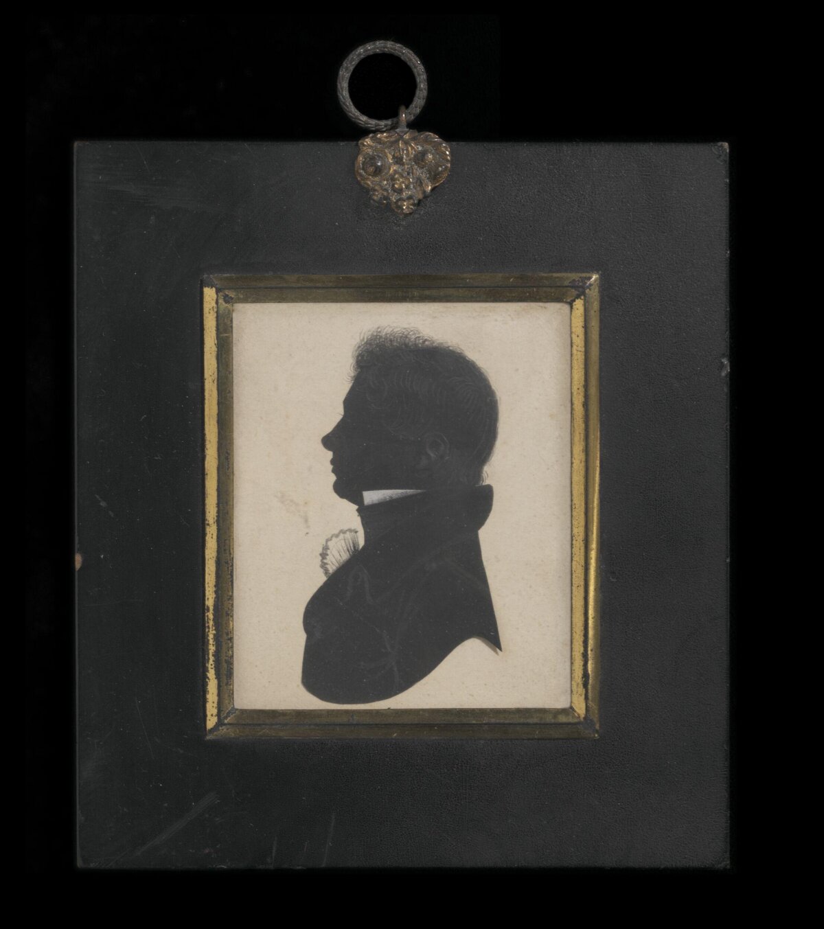 Framed Silhouette Portrait of a Man
