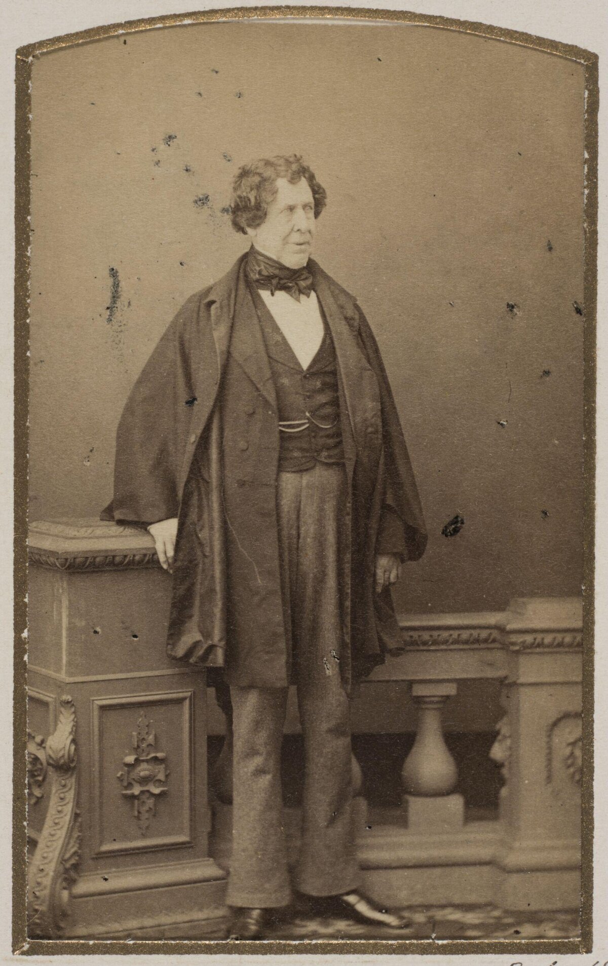 Vintage Portrait of Standing Victorian Gentleman