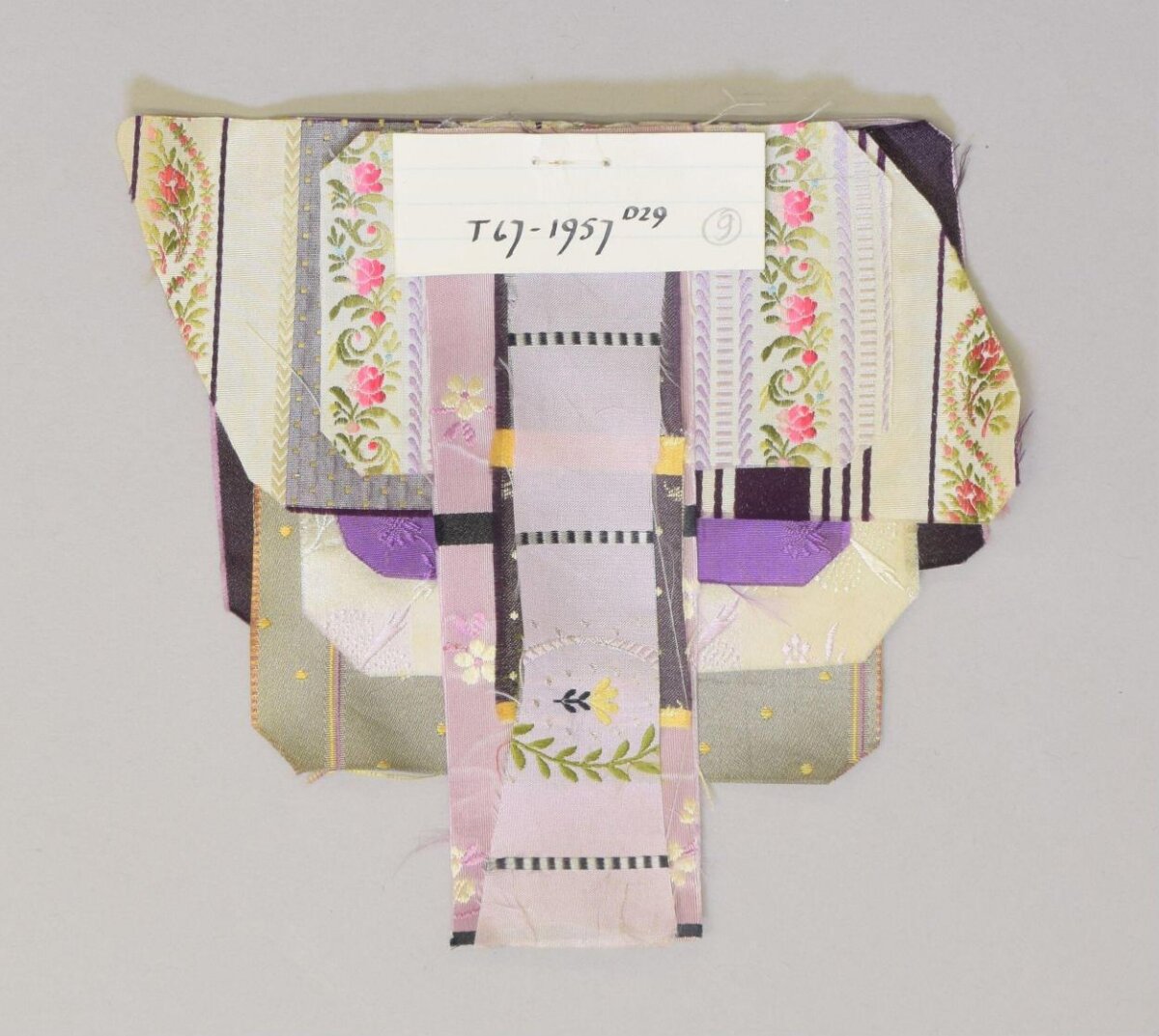 Stacked Vintage Patterned Fabric Swatches