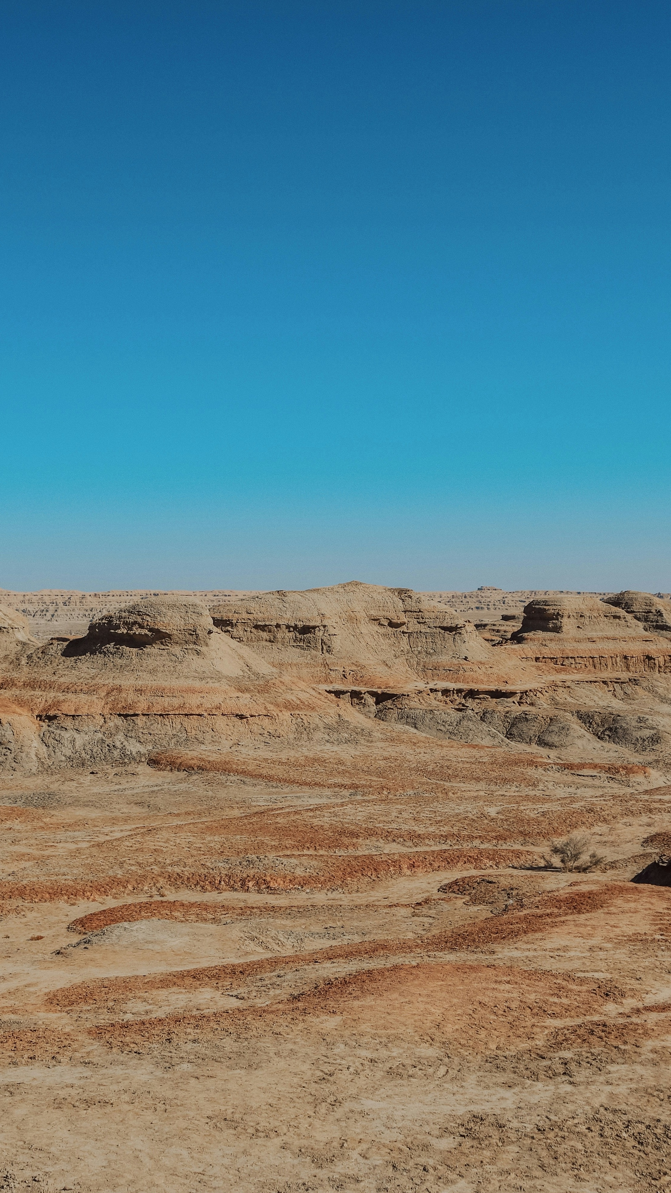 Arid Desert Eroded Landscape