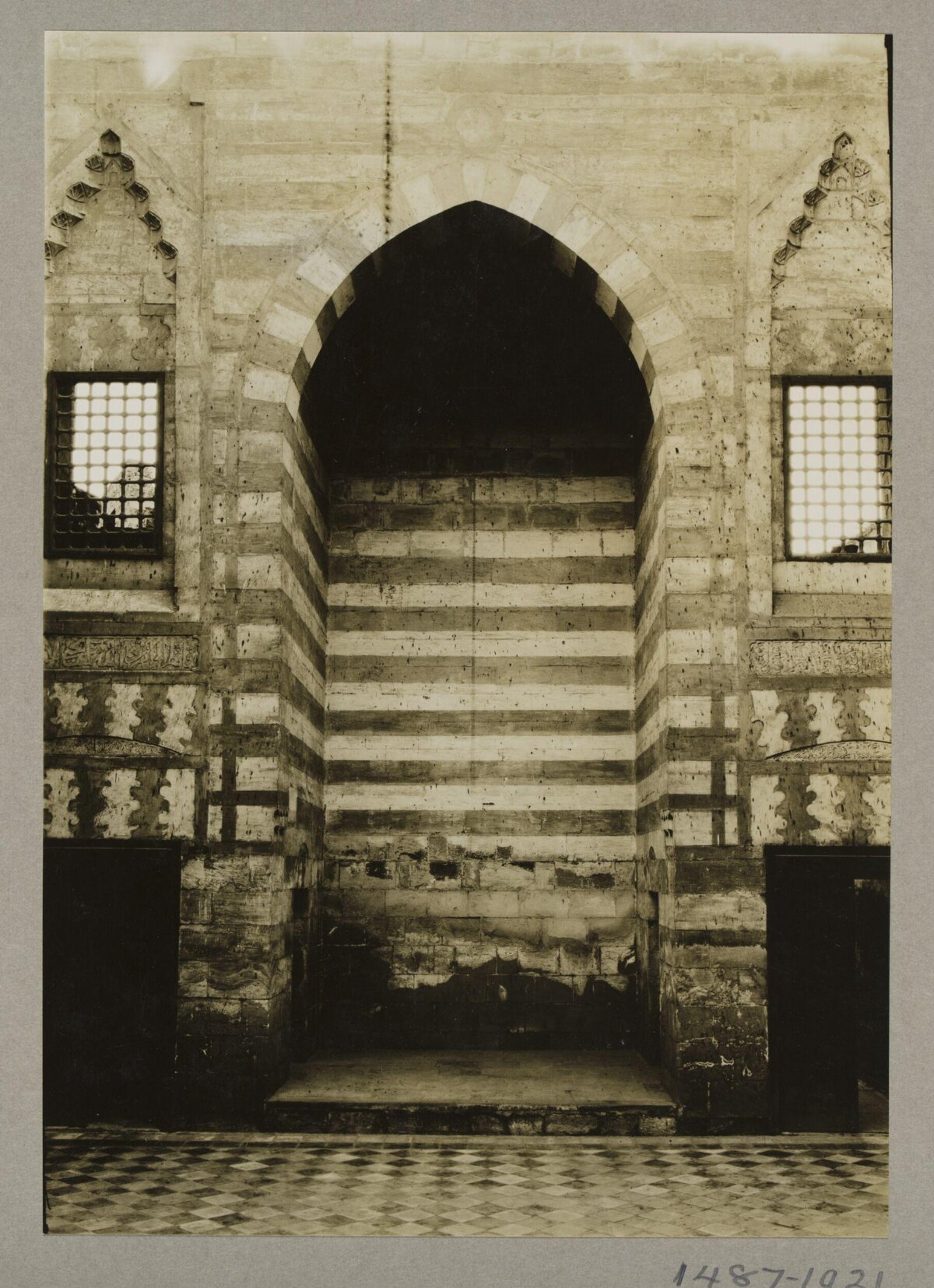 Historic Stone Arched Building Alcove