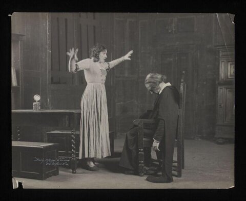 Vintage Stage Play Scene