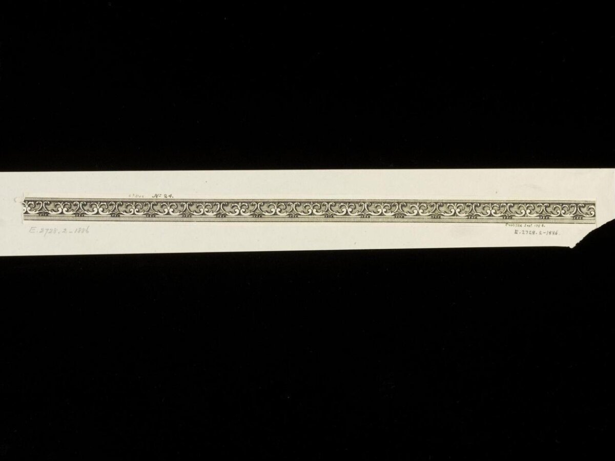 Vintage Ornamental Border Print