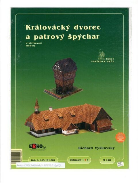 Traditional Farm Paper Model Kit Cover