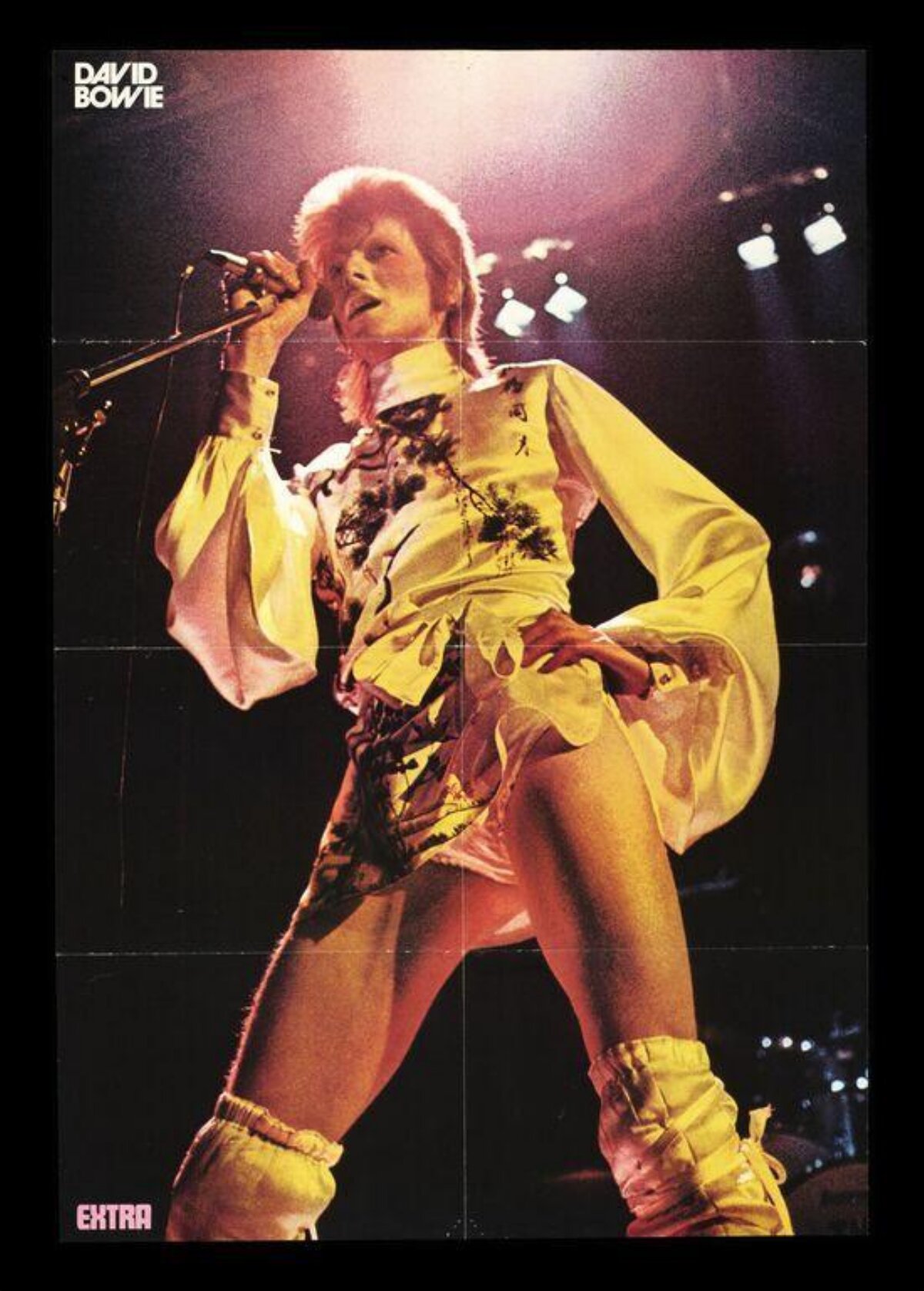 David Bowie Performing on Stage