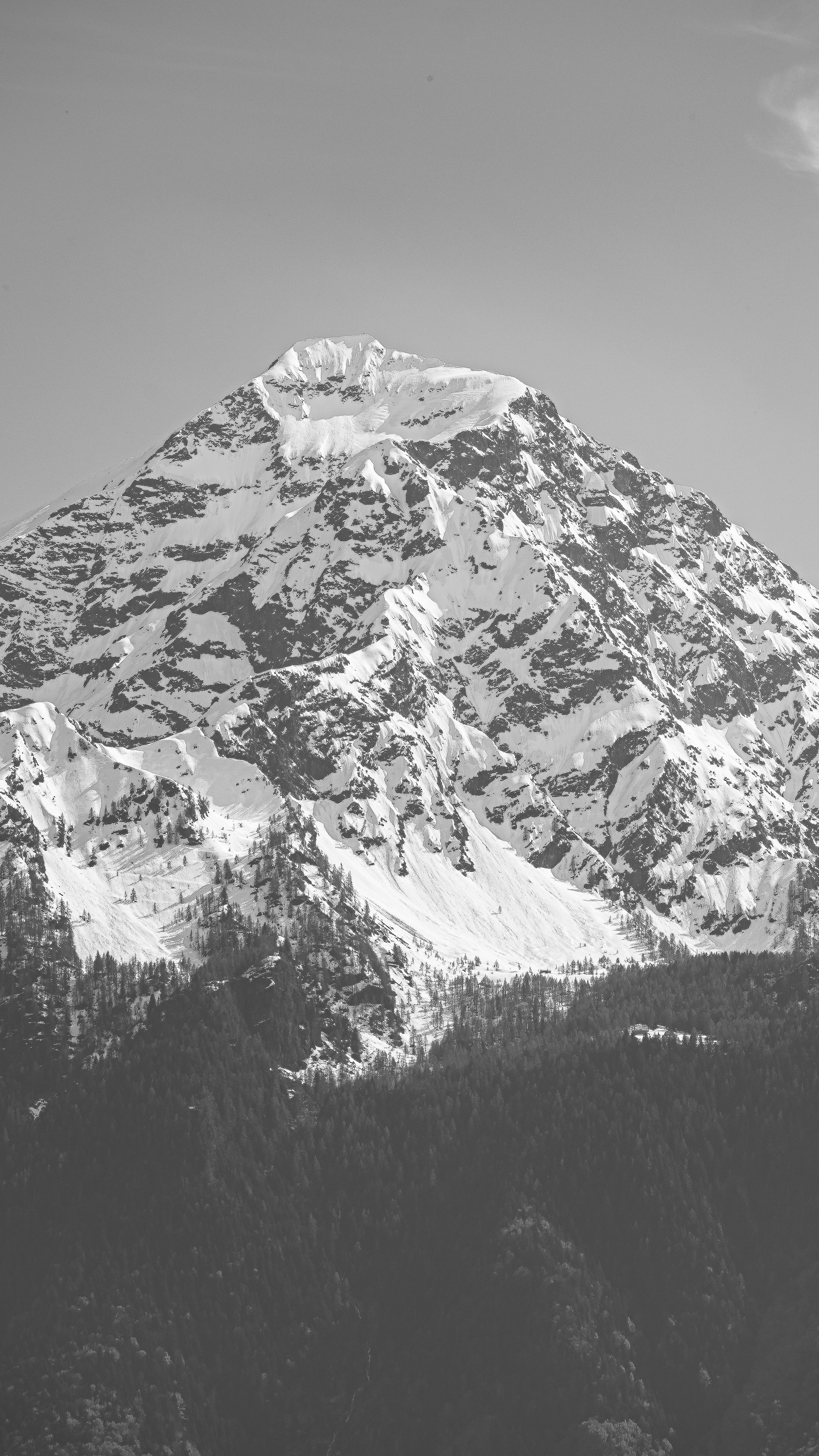 Snow-Capped Mountain Landscape