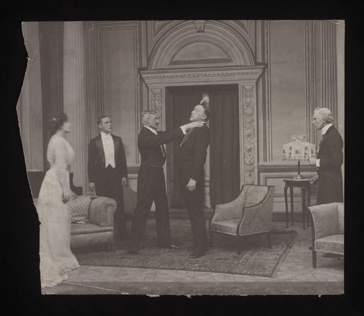 Vintage Stage Play Performance Scene