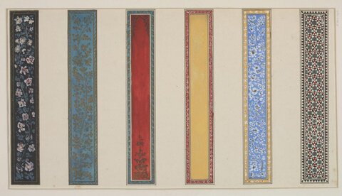 Six Decorative Border Pattern Designs