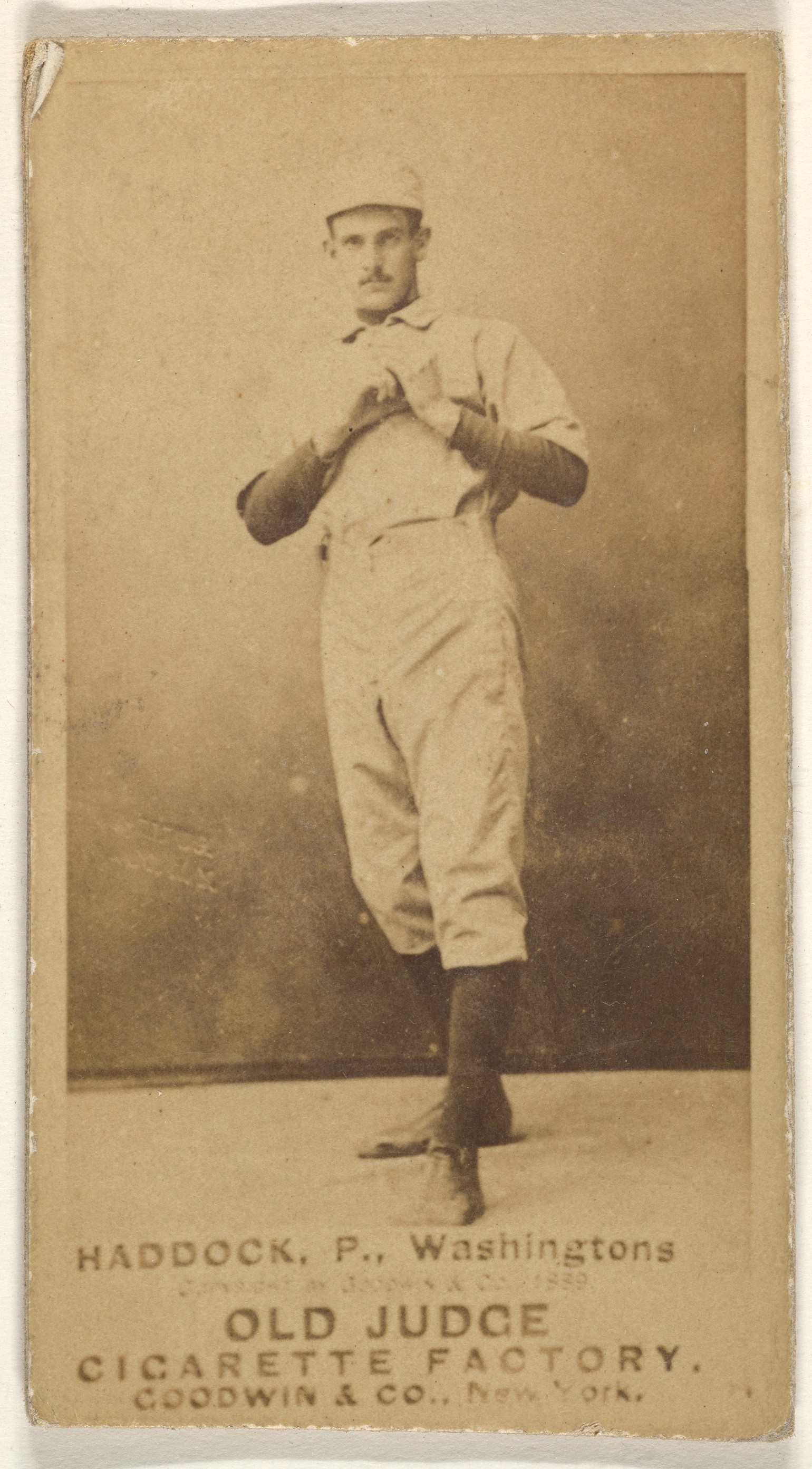 1889 Old Judge Baseball Card