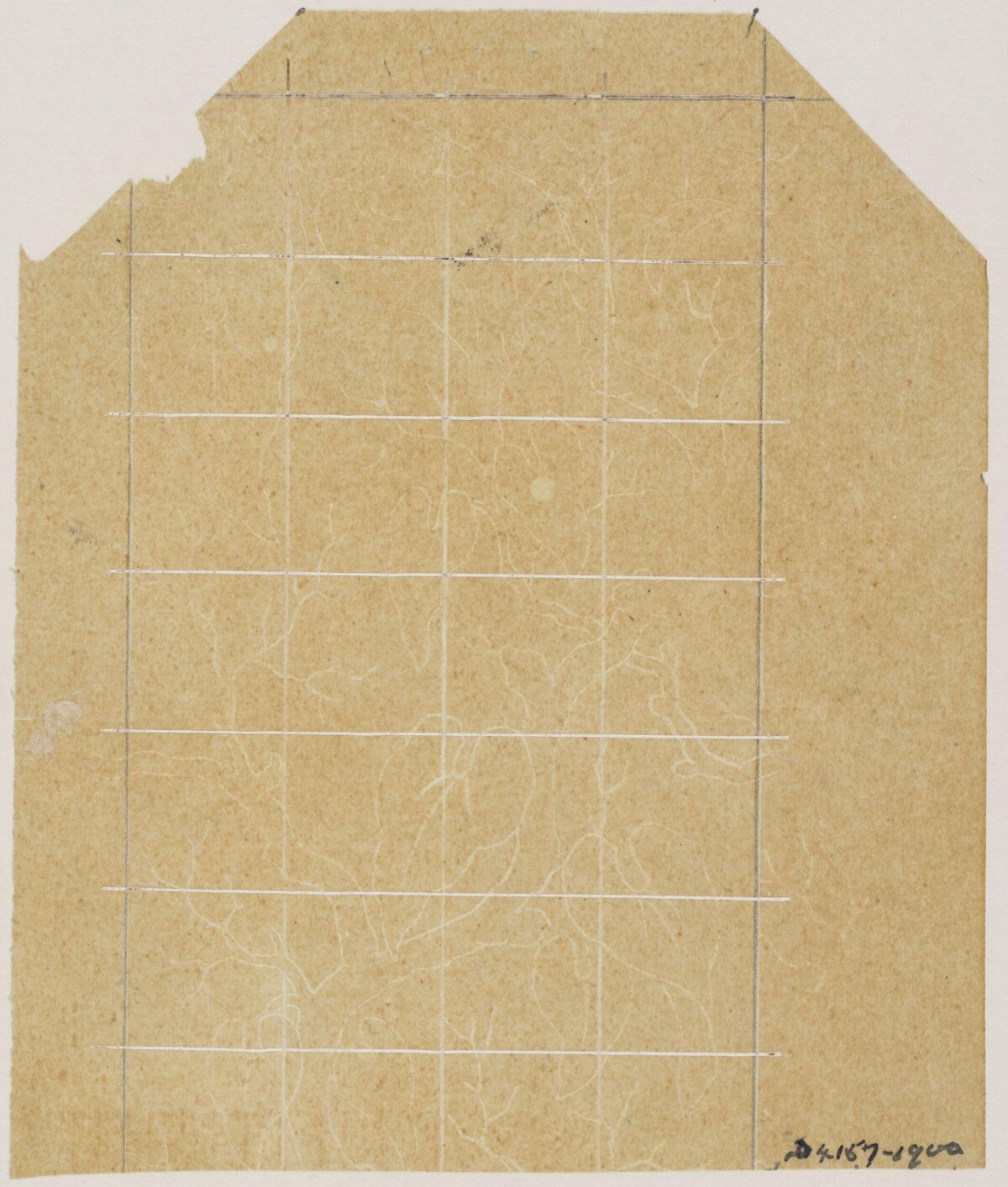 Grid Marked Antique Brown Paper