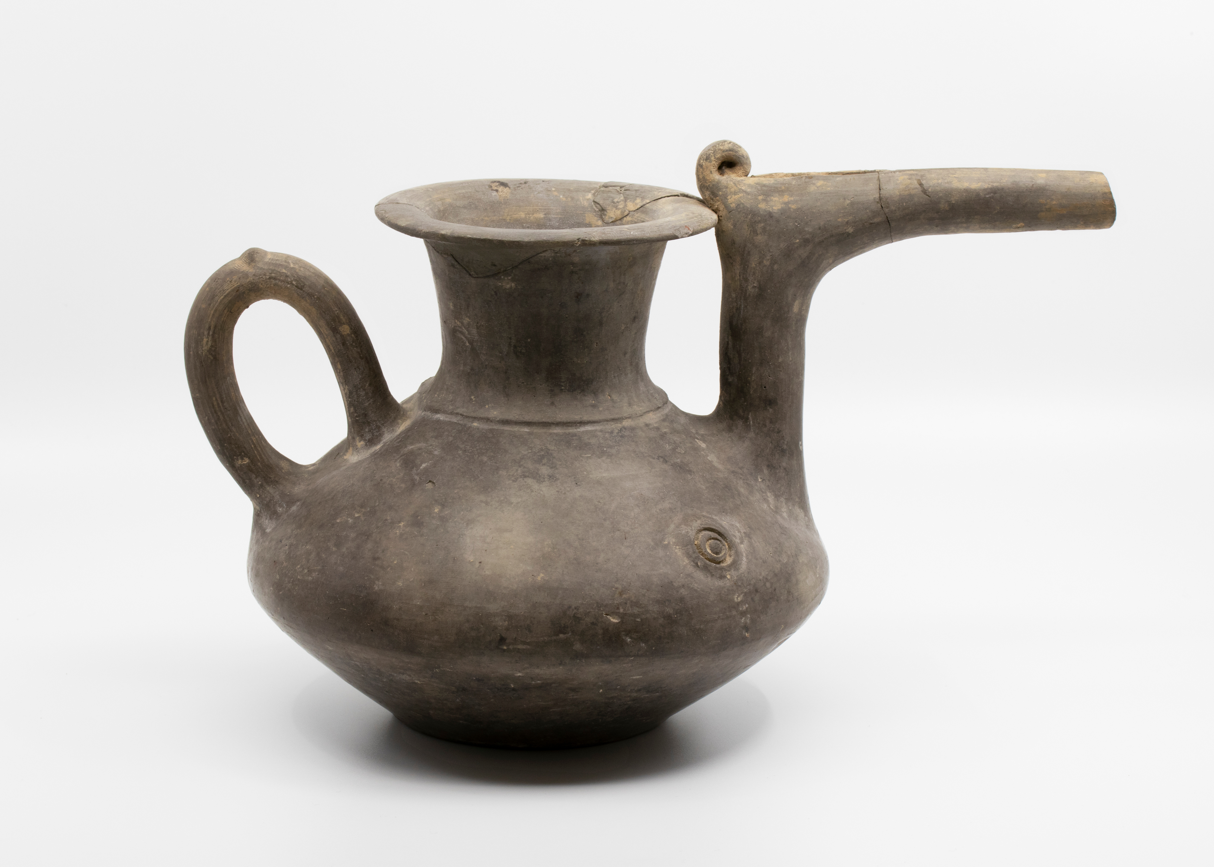 Ancient Black Pottery Ewer