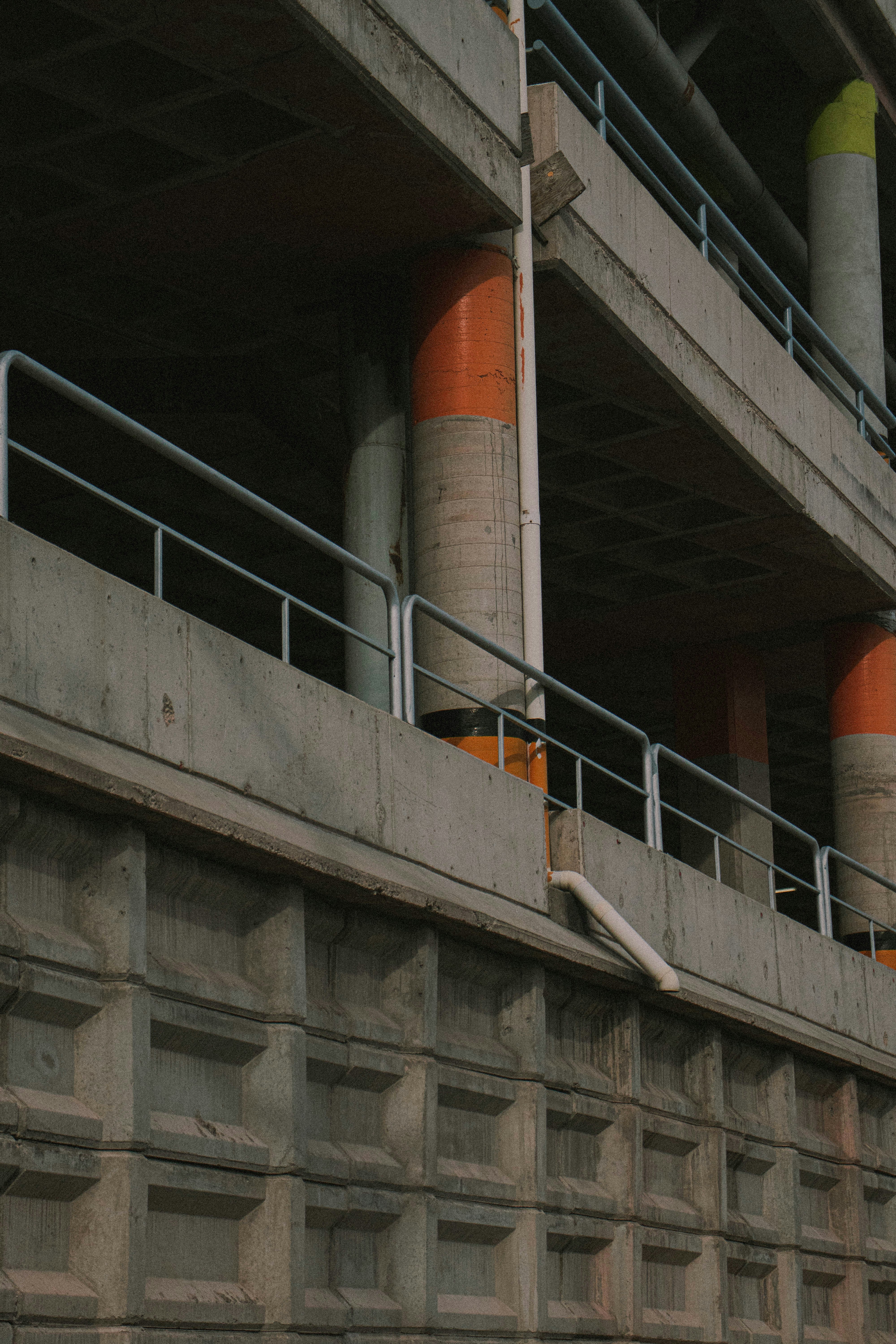 Exposed Concrete Multi-story Structure
