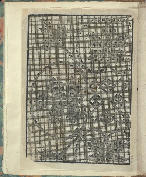 Antique Cross Stitch Grid Pattern