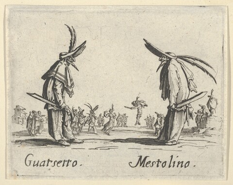 Guatsetto and Mestolino Vintage Engraving