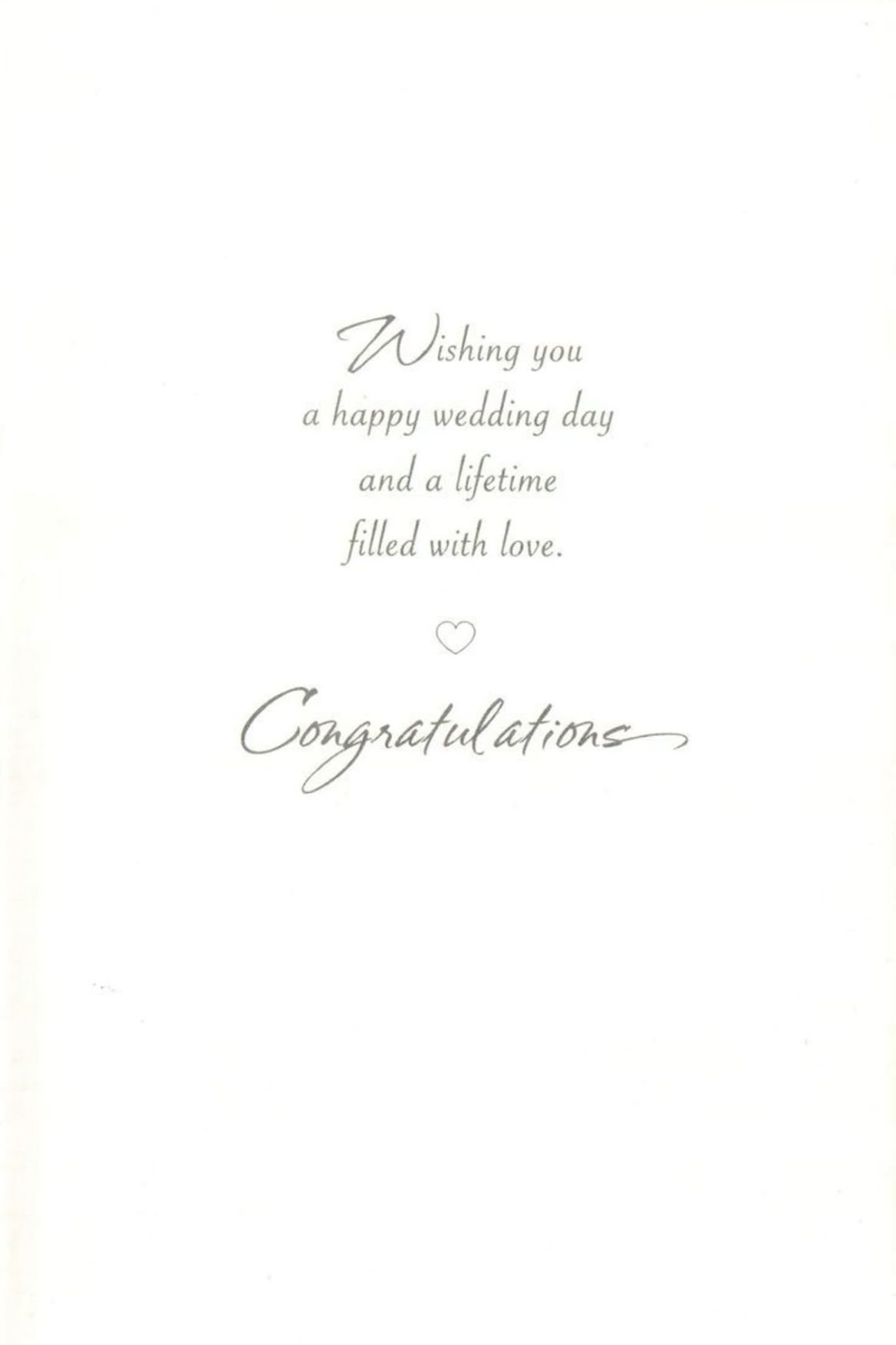 Wedding Day Congratulatory Message