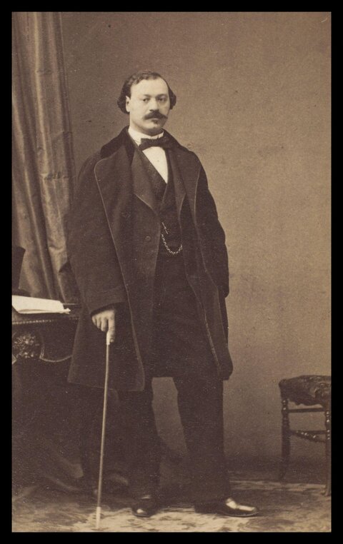 Vintage Studio Portrait of a Man