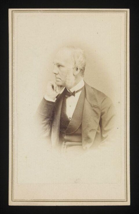 Vintage Portrait of 19th Century Gentleman