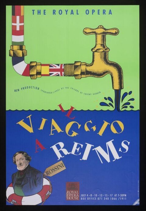 Royal Opera Il Viaggio A Reims Poster