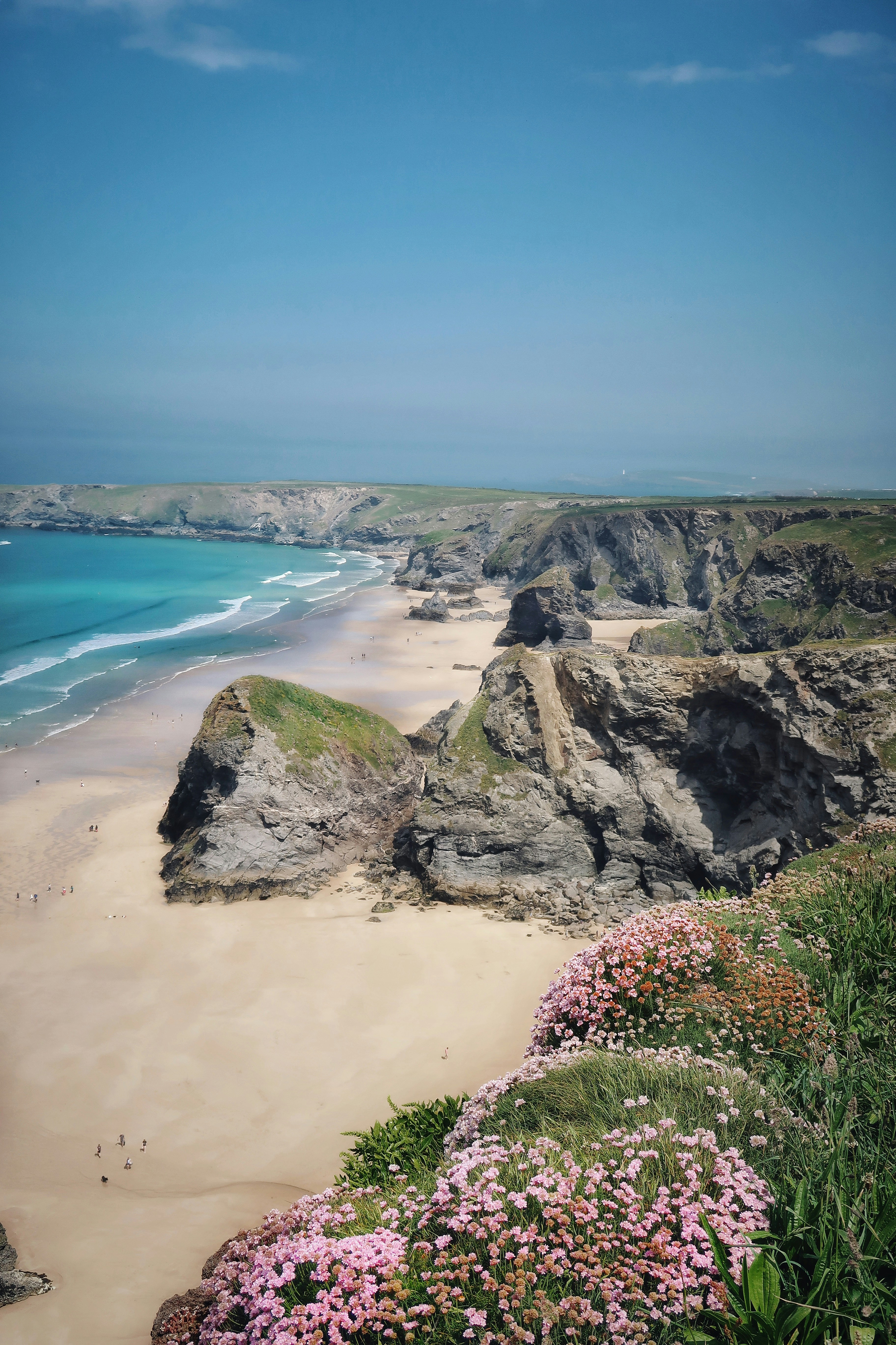 Coastal Cliff Beach View