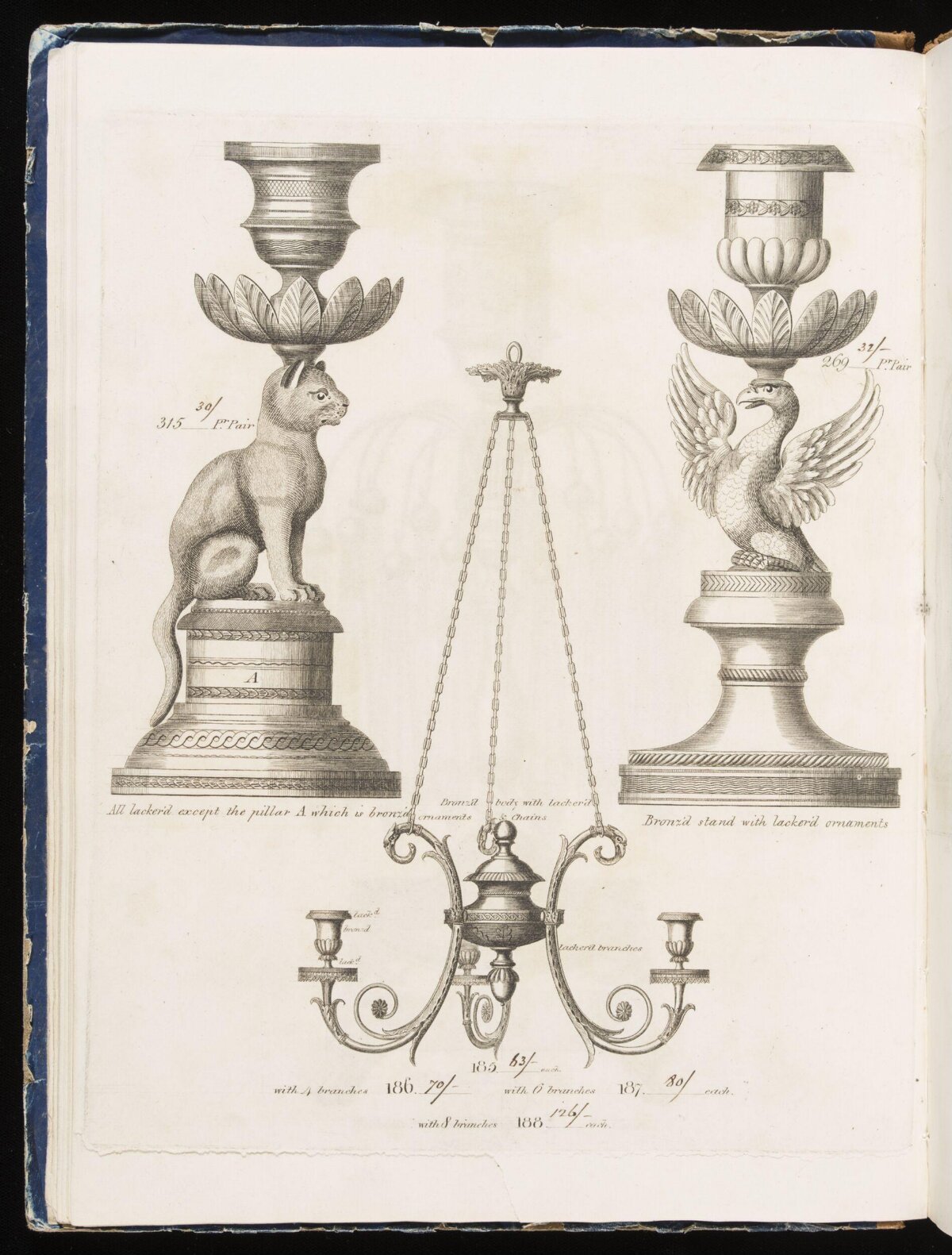 Antique Lighting Design Engravings